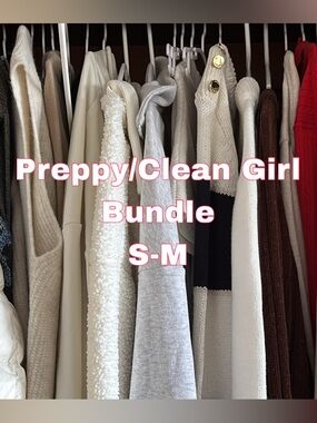 Curated Bundle for Preppy/Clean Girl, S-M